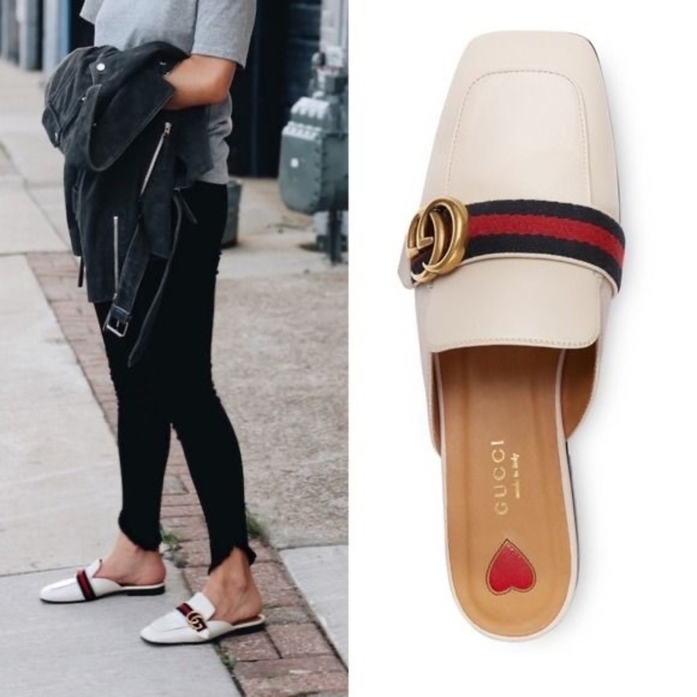 Gucci Peyton GG square toe loafers
